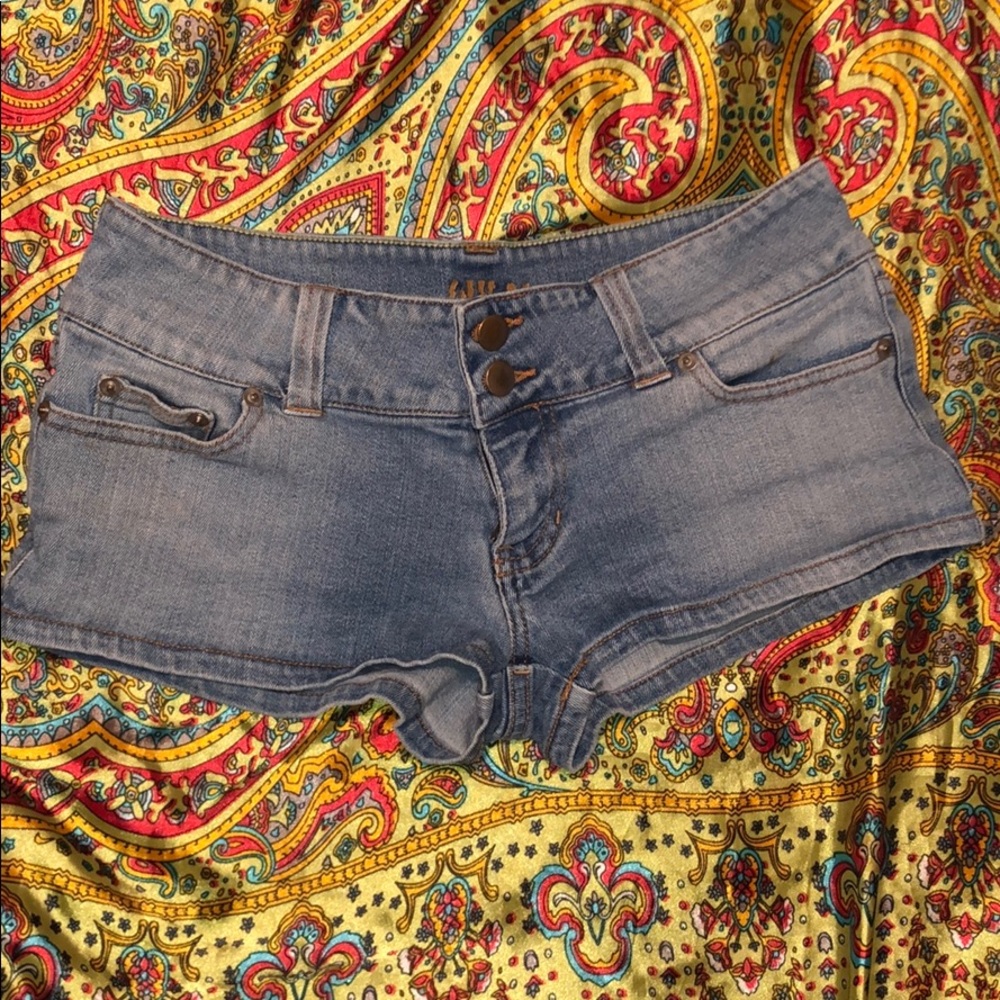 Blue jean shorts